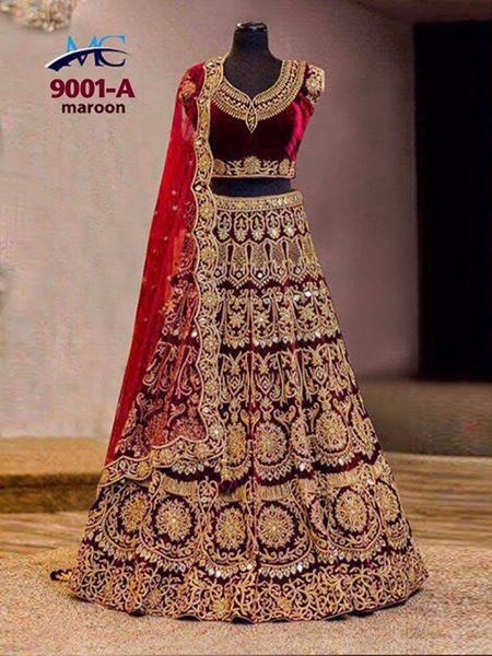 Semi stitched lehenga - 3 - Dresses (Women)  on Aster Vender