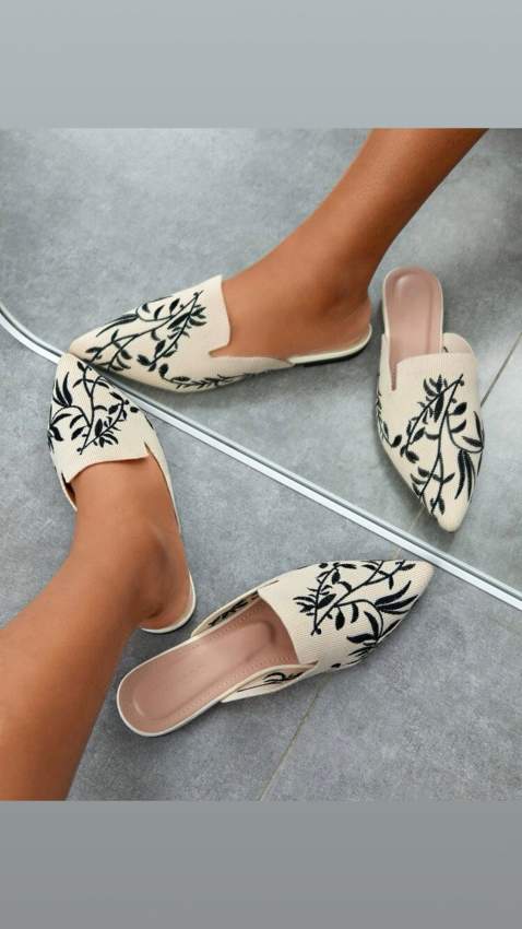 Classy flat mules slippers - 2 - Slippers  on Aster Vender