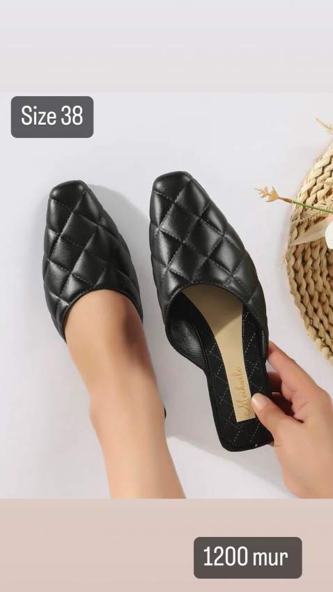Women’s waterproof Quilt effects mules-sizes 37-39 - 1 - Slippers  on Aster Vender