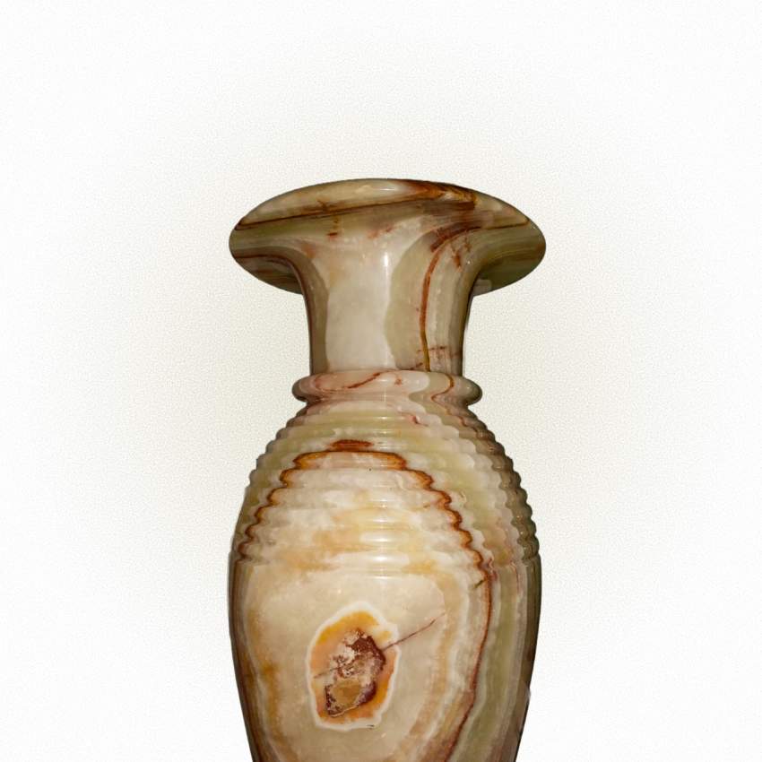 Pair of Tall Hand-Carved Marble Vases/Vessels, Italy, circa 1900 - 0 - Living room sets  on Aster Vender