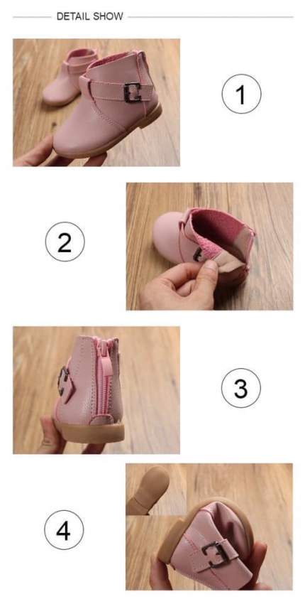 Children Fashion Leather Boots - 2 - Socks & Leg wear (Kids)  on Aster Vender