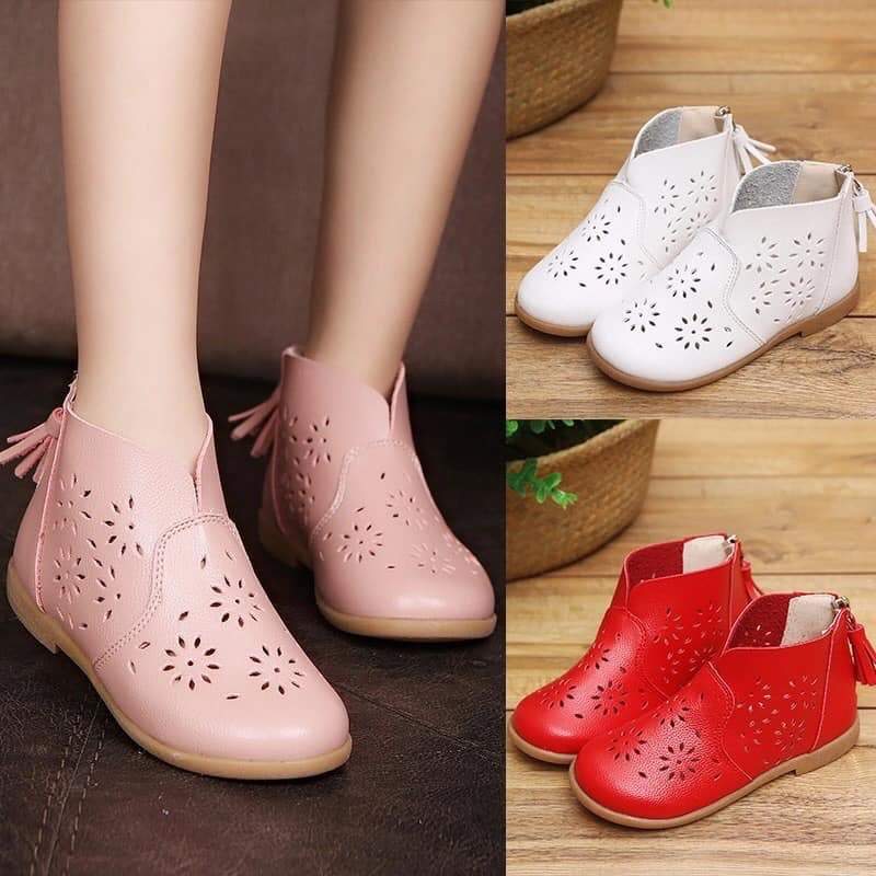 Children Fashion Leather Boots - 4 - Socks & Leg wear (Kids)  on Aster Vender