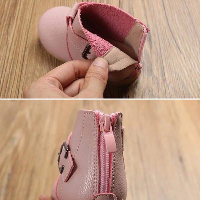 Children Fashion Leather Boots - 1 - Socks & Leg wear (Kids)  on Aster Vender