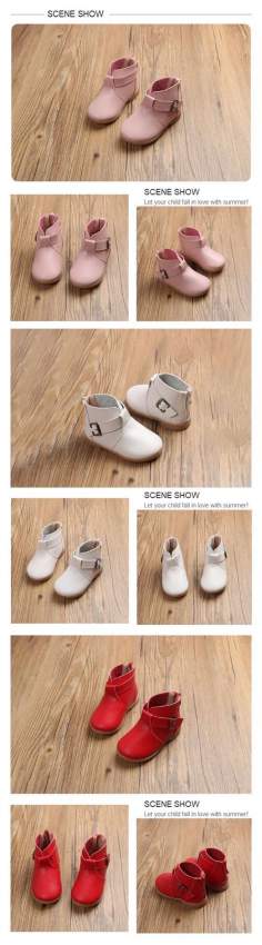 Children Fashion Leather Boots - 3 - Socks & Leg wear (Kids)  on Aster Vender