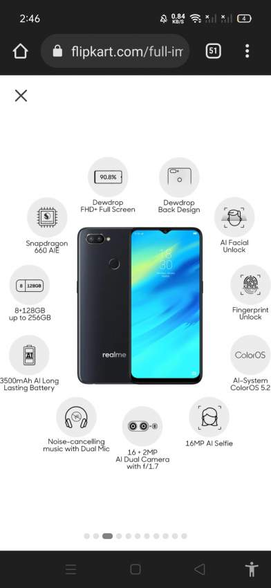 Realme 2 pro 8 GB ram 128 GB storage (can be upgraded to 256 GB) - 4 - Android Phones  on Aster Vender