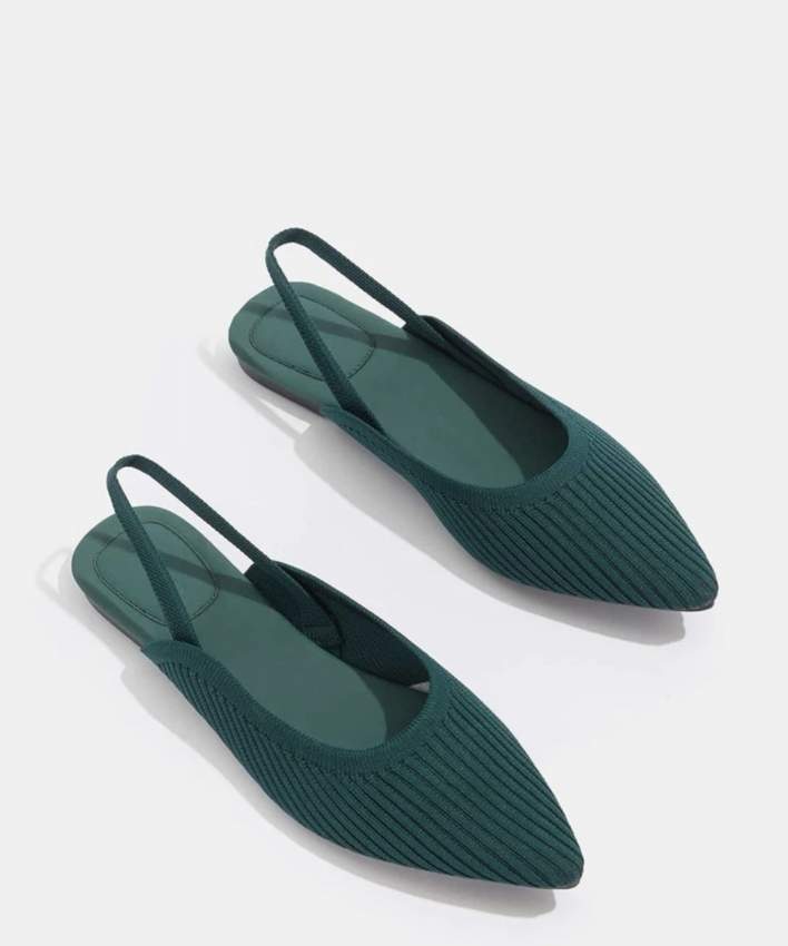 Elegant knit slingback flat sandals- EU 37-42 - 2 - Sandals  on Aster Vender