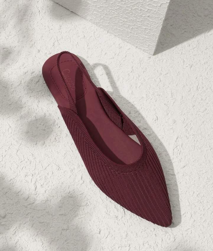 Elegant knit slingback flat sandals- EU 37-42 - 0 - Sandals  on Aster Vender