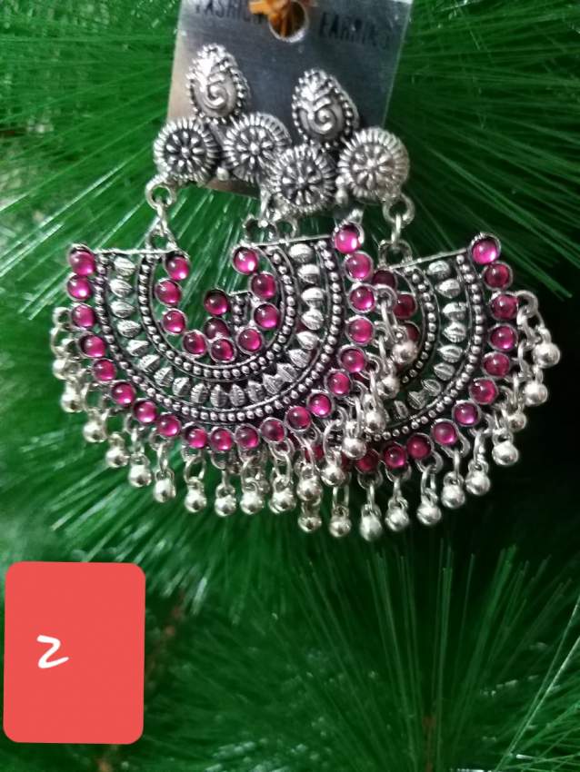 Oxidised Earings - 3 - Others  on Aster Vender