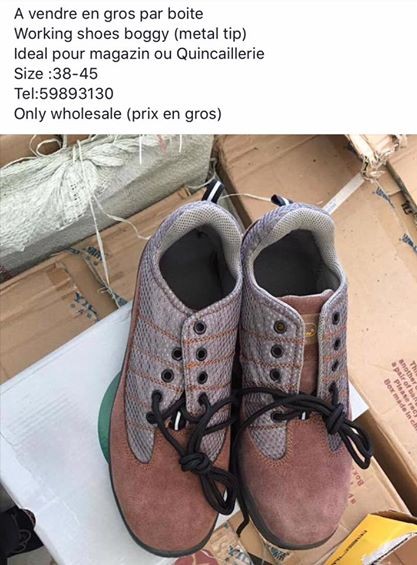 Working shoes boggy (metal tip) - 0 - Boots  on Aster Vender