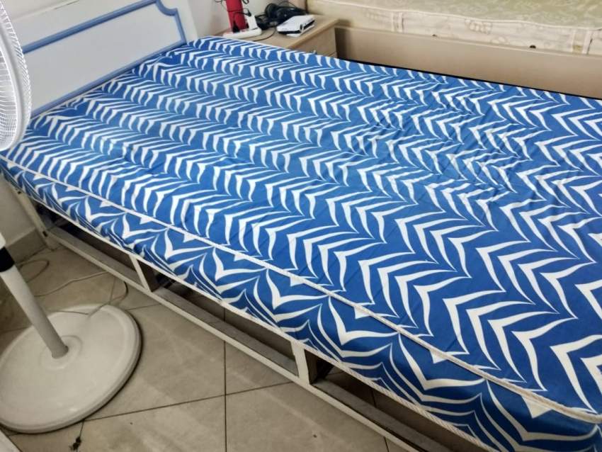 Single bed with 6 inch mattres + 1 Double bed Blanket - 1 - Bedroom Furnitures  on Aster Vender