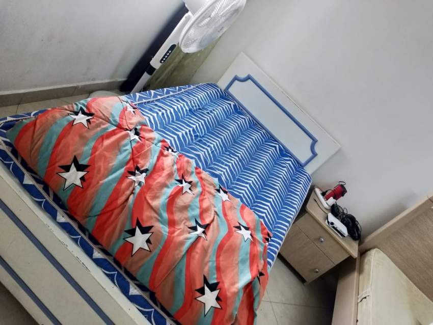 Single bed with 6 inch mattres + 1 Double bed Blanket - 3 - Bedroom Furnitures  on Aster Vender