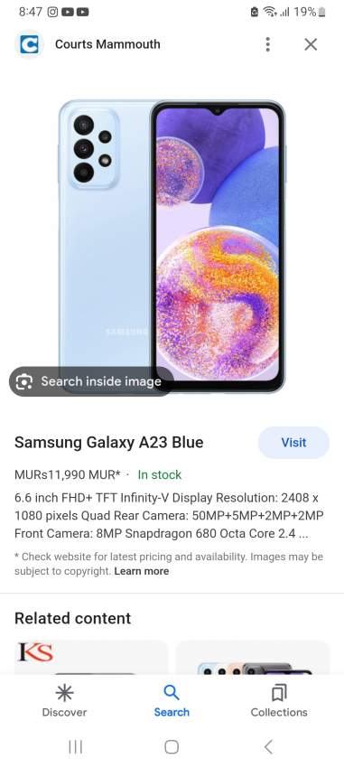 Samsung A23 - 1 - Android Phones  on Aster Vender