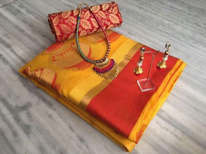 Saree with jewellery set - 1 - Dresses (Women)  on Aster Vender