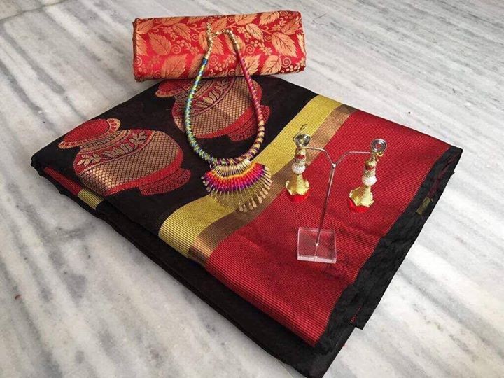 Saree with jewellery set - 2 - Dresses (Women)  on Aster Vender