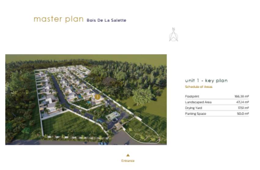 Villa for sale in Grand Baie, La Salette, gated community  on Aster Vender
