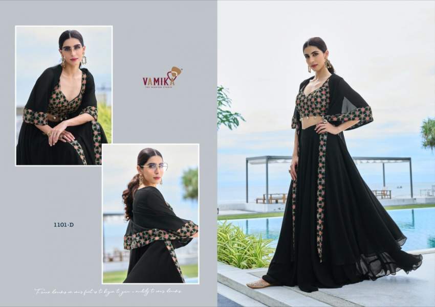 Designer Lehenga with embroidery work - 2 - Suits (Women)  on Aster Vender