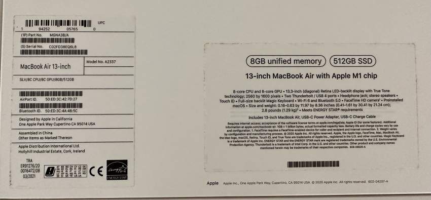 MacBook Air 13” 512GB M1 Silver - 3 - Tablet  on Aster Vender