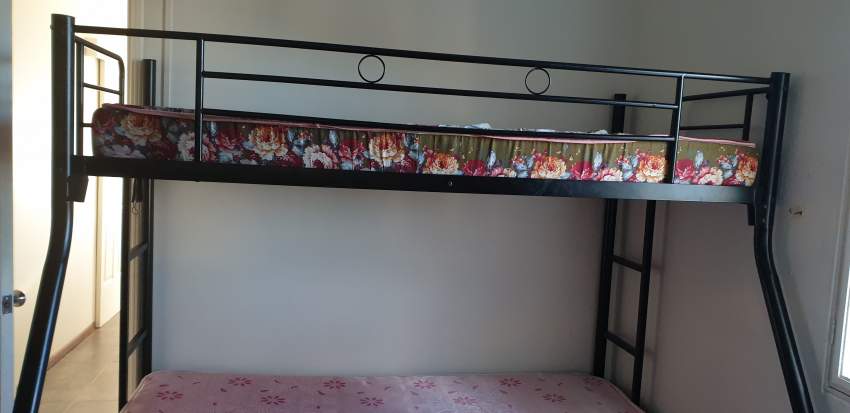 Double deck bed with mattresses - 0 - Bed frames, headboards, footboards  on Aster Vender