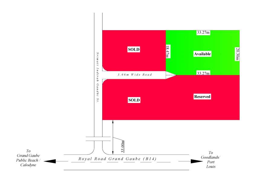 Occasion à saisir : Terrain résidentiel a Grand Gaube 16 Perches - 0 - Land  on Aster Vender
