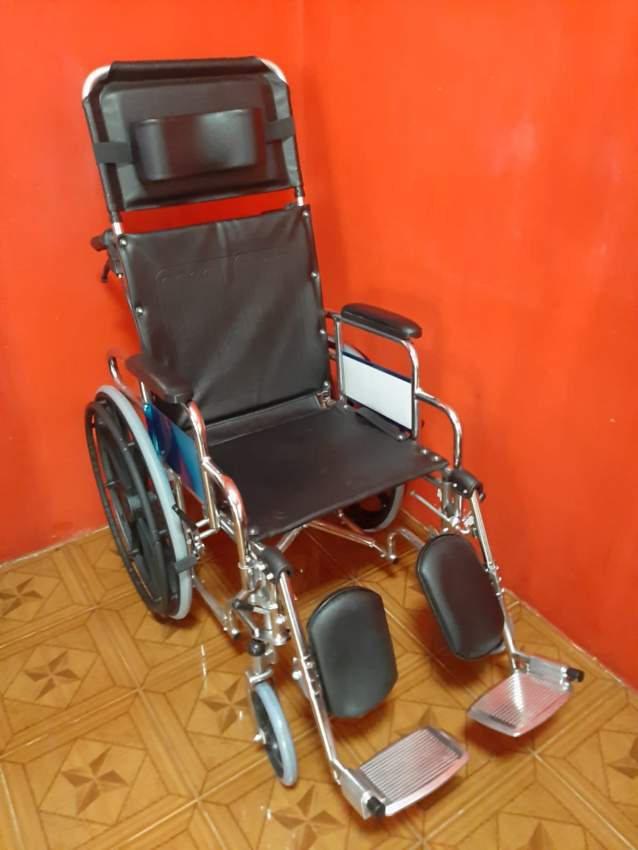 Recliner Folding Wheelchair - 0 - Wheelchair  on Aster Vender