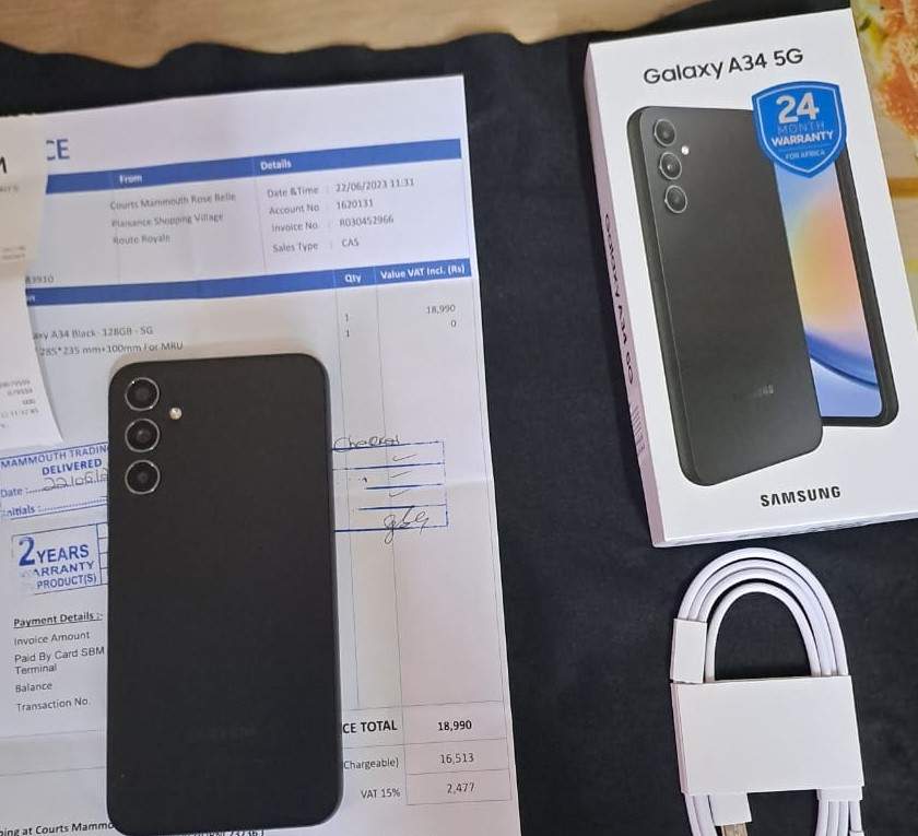 Samsung A34 5G - 1 - Android Phones  on Aster Vender