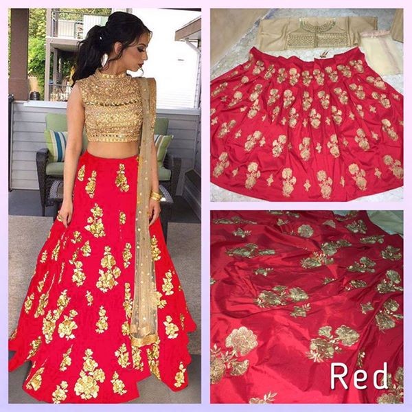 Semi stitched lehenga - 4 - Dresses (Women)  on Aster Vender