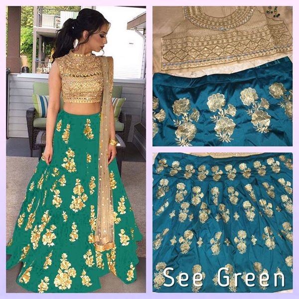 Semi stitched lehenga - 1 - Dresses (Women)  on Aster Vender
