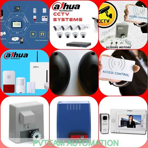 sliding motor,camera,alarm system on Aster Vender