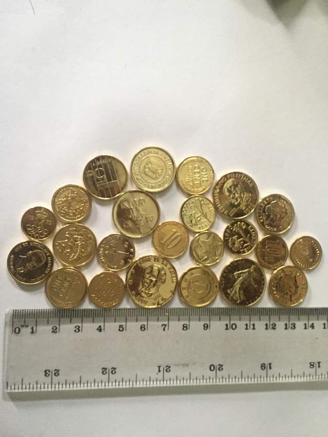 Plated miniature coins - 2 - Creative arts  on Aster Vender