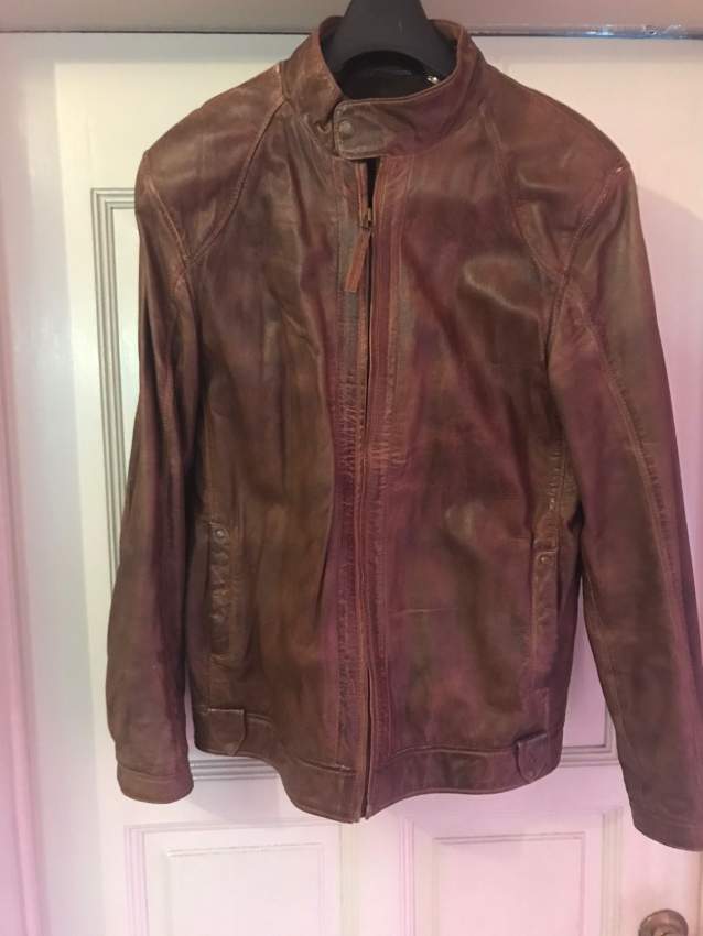 LEATHER JACKET - 1 - Jackets & Coats (Men)  on Aster Vender