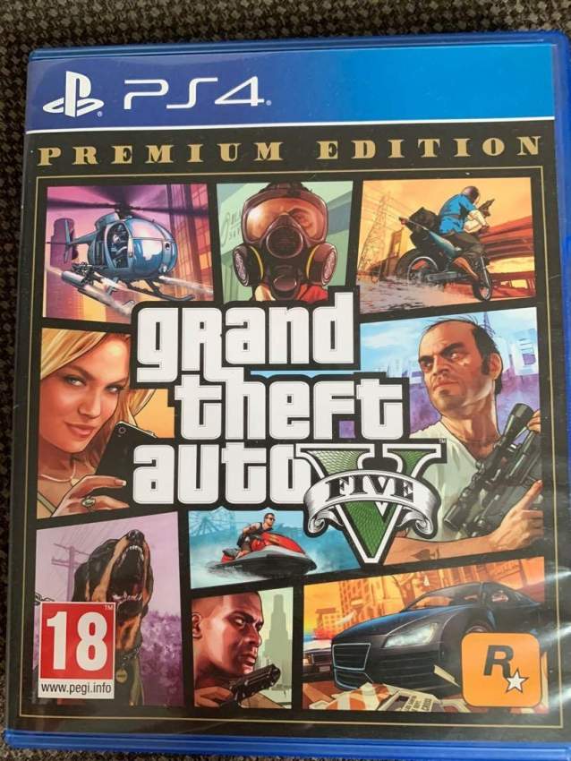 GTA V PS4 Premium Edition Grand theft auto - 0 - PlayStation 4 Games  on Aster Vender