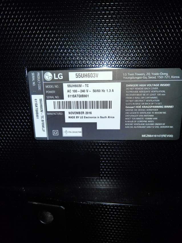 UHD 55'' 4K TV - LG - 2 - TV Box  on Aster Vender