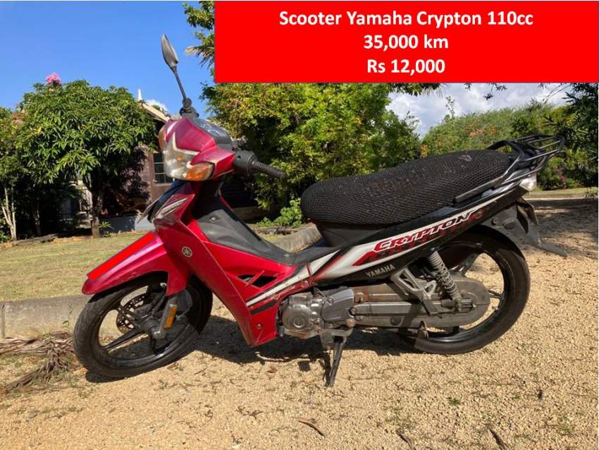 Scooter Yamaha Crypton, 110 CC - 0 - Scooters (above 50cc)  on Aster Vender