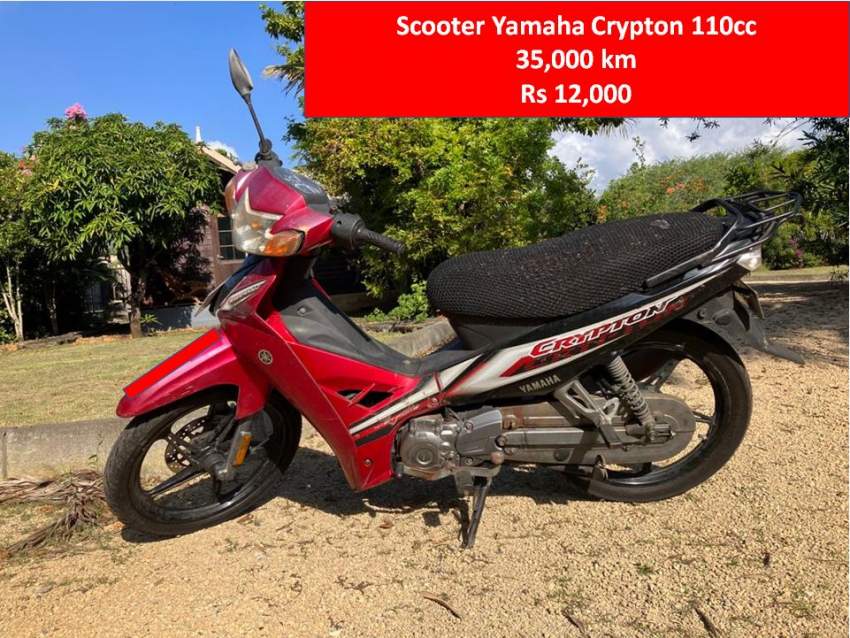 Scooter Yamaha Crypton, 110 CC on Aster Vender