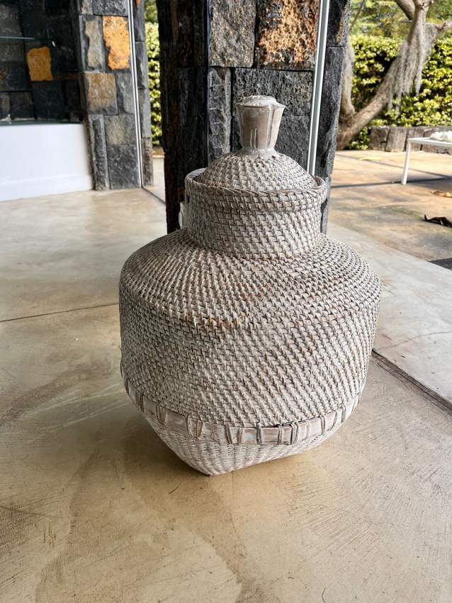 Souk Basket with lid. - 0 - Interior Decor  on Aster Vender