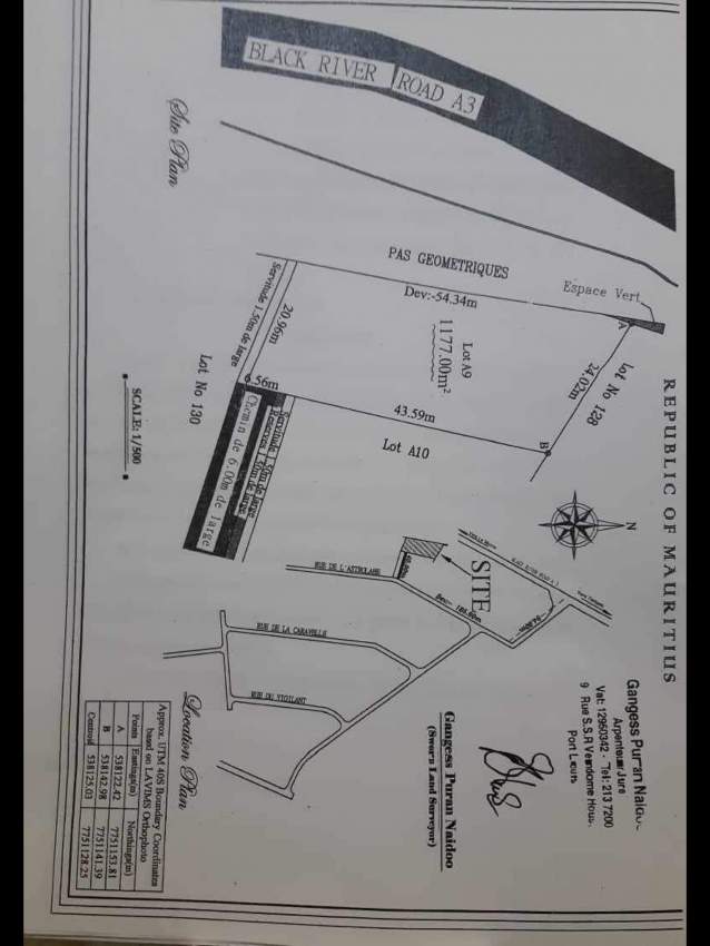 Terrain à Vendre. - 1 - Land  on Aster Vender