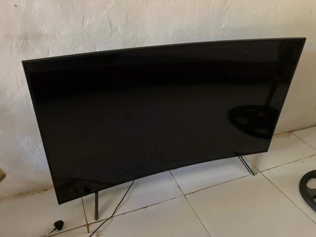 damaged tv