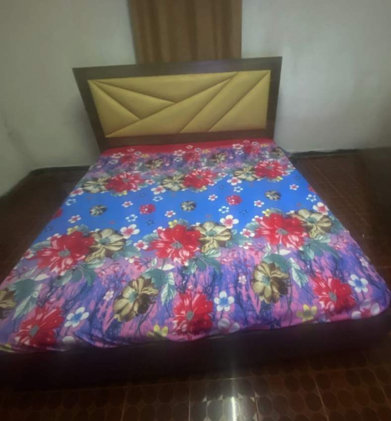 King Size Bed With Mattress - 1 - Bedroom Furnitures  on Aster Vender