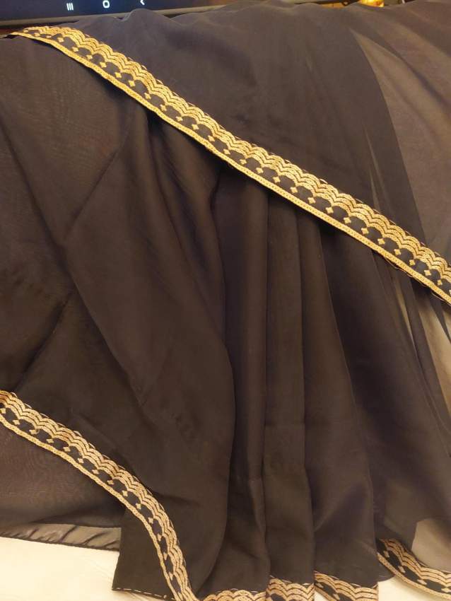 Black Saree - 1 - Saree  on Aster Vender