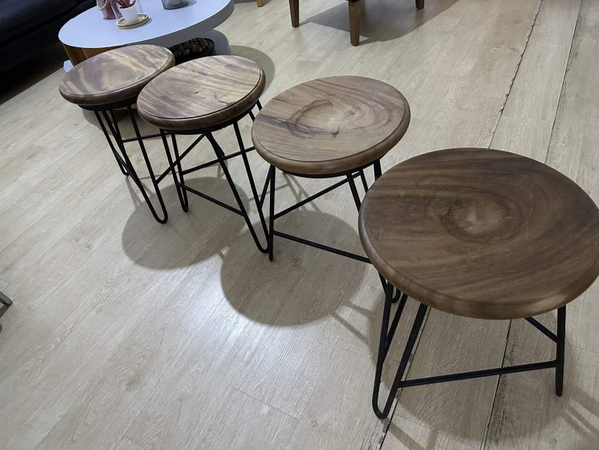 4 Living Room/Lounge Stools (Handmade/Unique) - 1 - Chairs  on Aster Vender