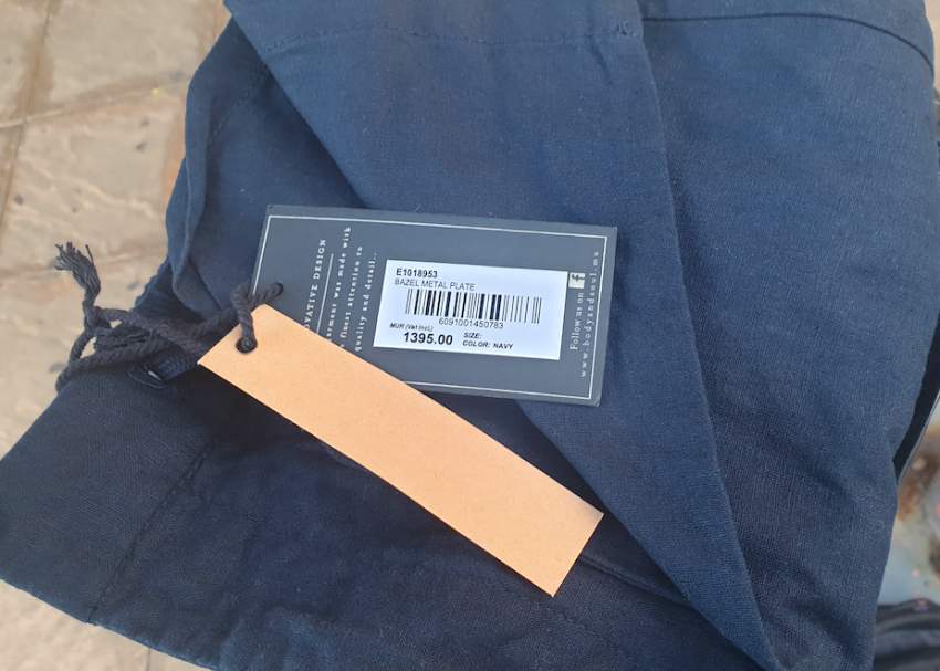 Body and Soul Linen Pants (L) on Aster Vender