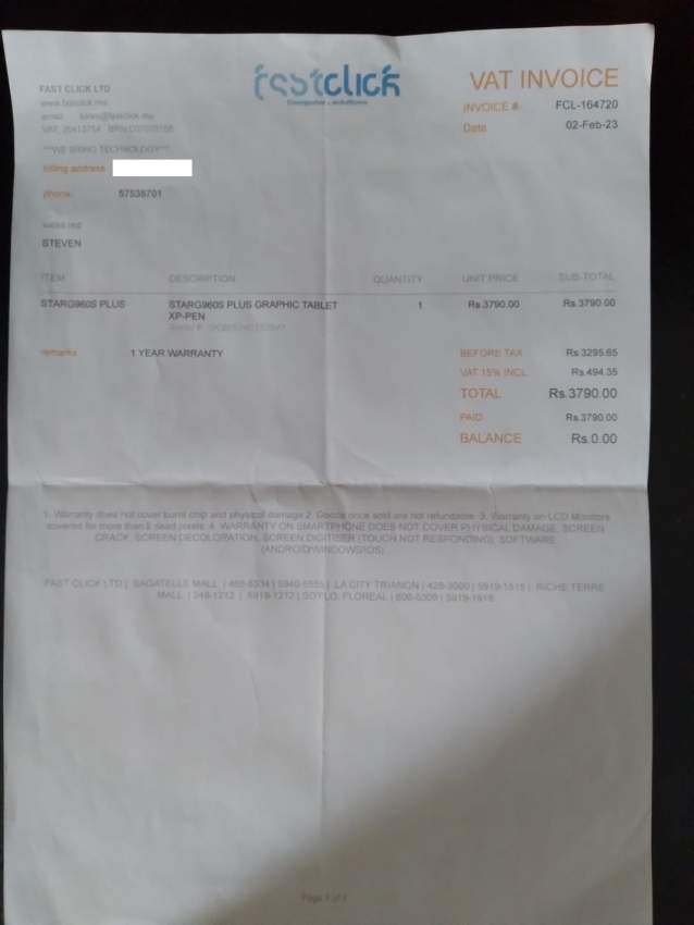 Graphics Tablet Star G960S plus - 6 - Other PC Components  on Aster Vender