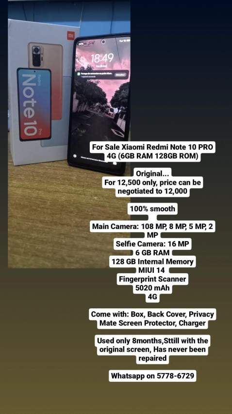 Redmi Note 10 Pro  on Aster Vender