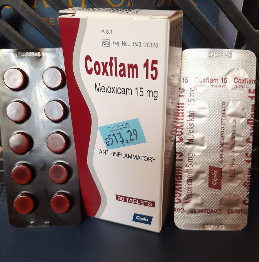 Antiinflammatoire Coxflam 15mg on Aster Vender