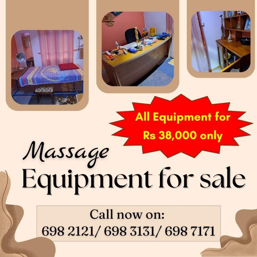 Massage Equipment for sale on Aster Vender