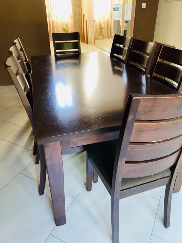 Wooden dining table @ 25000
