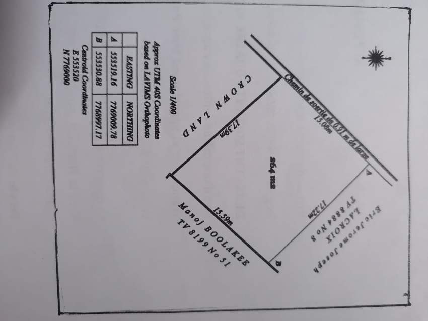 Terrain à vendre Port-Louis - 1 - Land  on Aster Vender