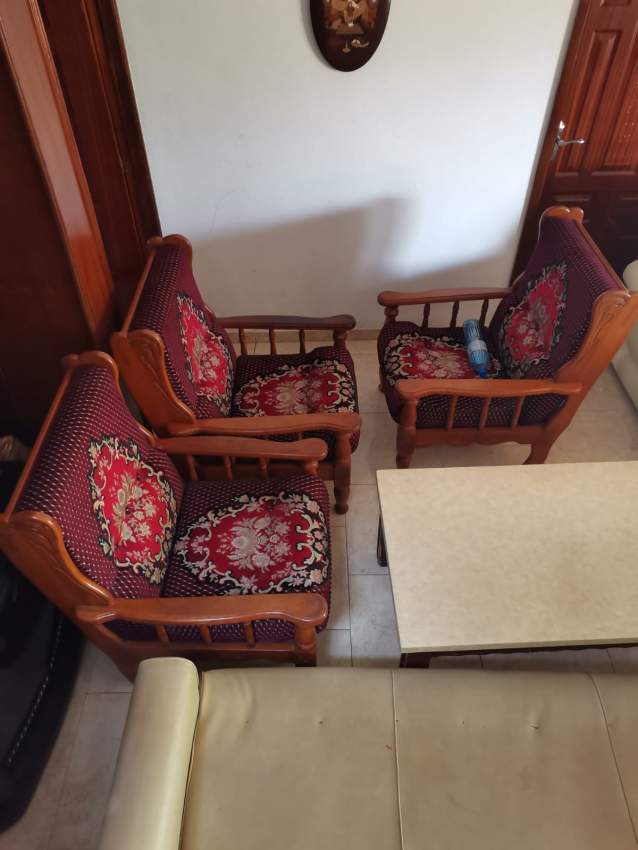 SET SOFA HANDMADE EN BOIS - 1 - Sofas couches  on Aster Vender