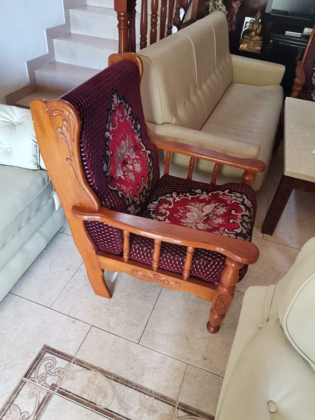 SET SOFA HANDMADE EN BOIS - 2 - Sofas couches  on Aster Vender