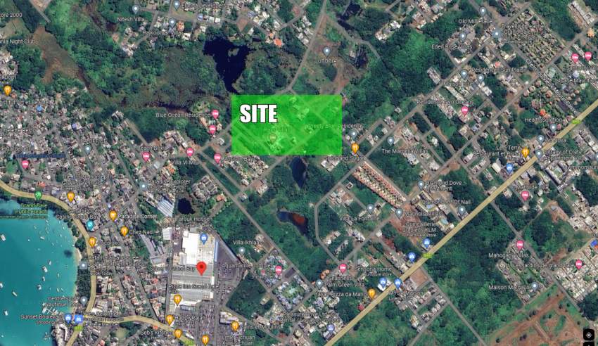 Residential land for Sale at Grand Baie, close to Super U